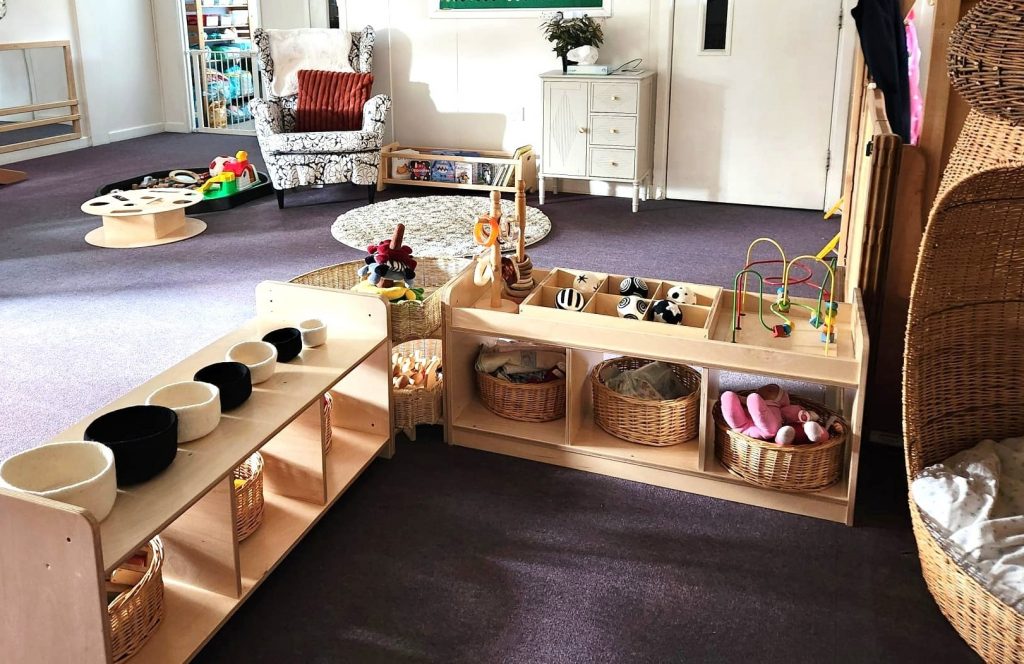 blue windmill nursery indoor spaces in the baby room