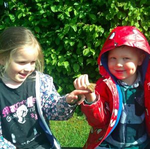 Releasing the Butterflies at Blue Windmill Nursery